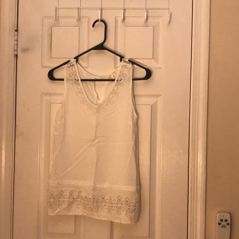 White linen Top